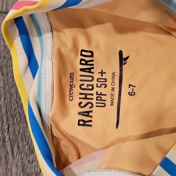 Crewcuts Multicolor Striped Rashguard - Picture 4 of 5